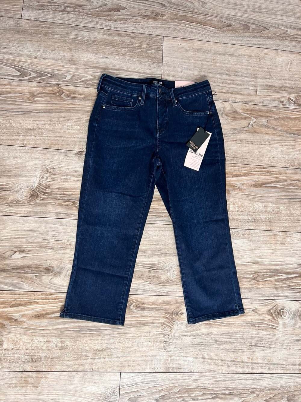 NYDJ Curves 360 Slim Straight Capri Jeans Women’s Size 4